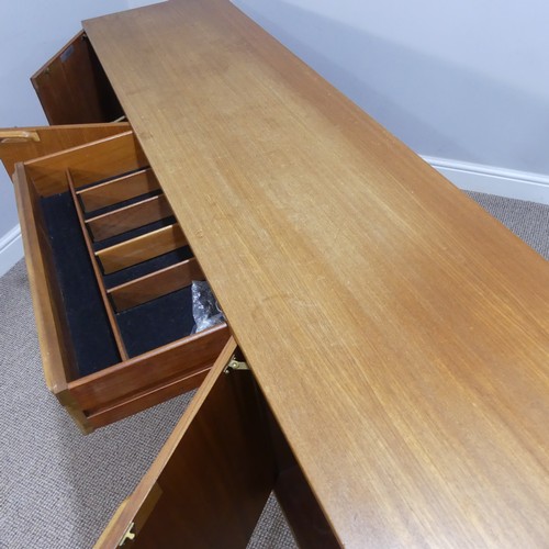 470 - A retro teak Sideboard by A H McIntosh & Co., with fitted cutlery drawer and makers label, in go... 