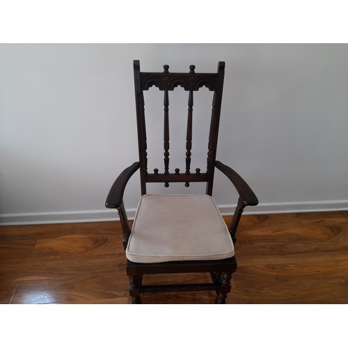 490 - An Ercol 'Old Colonial' extending Dining Table, together with four Ercol 'Old Colonial' dining chair... 