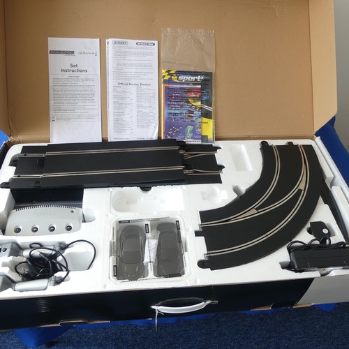 163 - A boxed Scalextric Set - 007 James Bond Quantum of Solace Digital Set, C1222 contains 2 cars, togeth... 