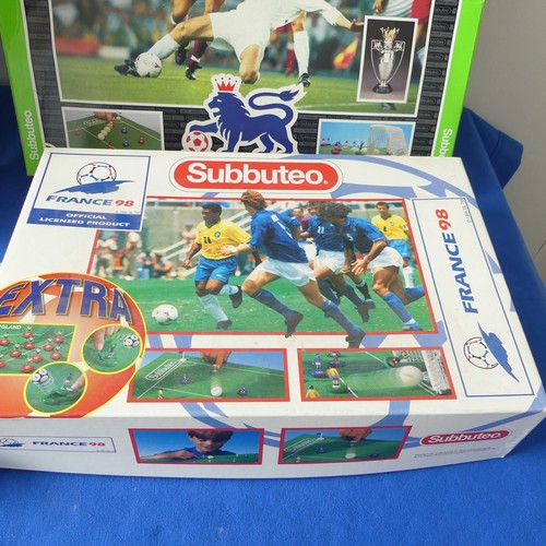 164 - A Quantity of Vintage Subbuteo, including boxed World Cup edition complete with floodlights, Cricket... 