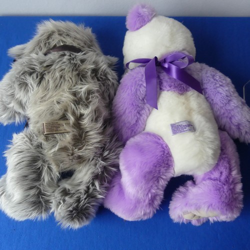 179 - Two Charlie Bears, Violet and Charlie 2012, Violet, limited edition number 1596 of 2000 H42cm and Ch... 