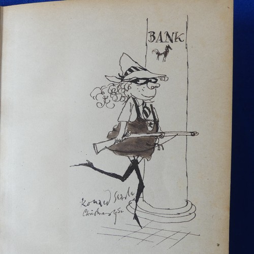 138 - Searle, Ronald, two signed books: 'The Terror of St Trinian's', by Timothy Shy and Ronald Searle, 19... 