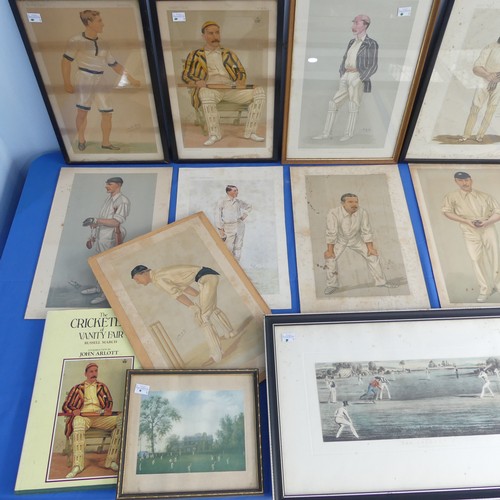 155 - Vanity Fair Cricketers prints, a collection of fifteen prints, mainly 