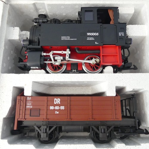 Lehmann LGB G Gauge 78255 Digital Starter Set, including two 0-4