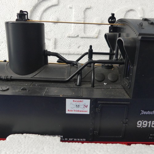 Lehmann LGB G Gauge 21842 0-4-4-0 tank locomotive, in DR black