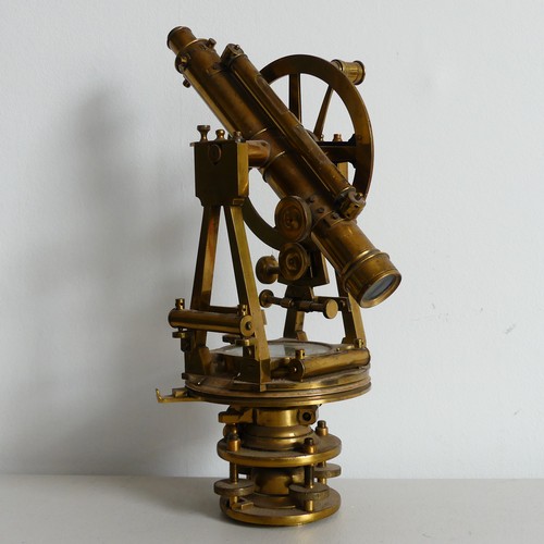 101 - A 19th century brass Theodolite, by J. & W. E. Archbutt, Bridge Street, Westminster, London, No.... 