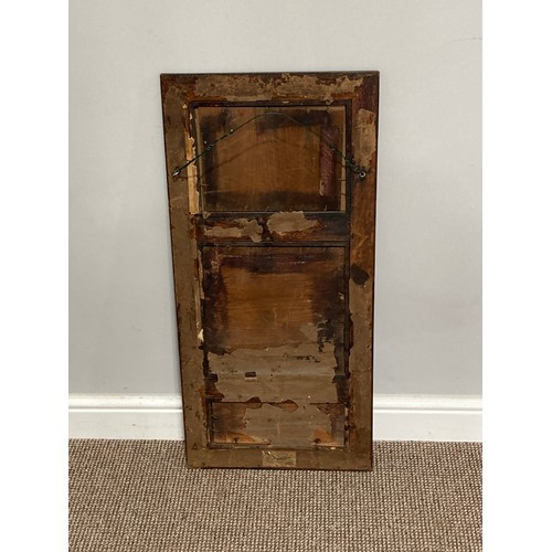 525 - An early 20thC oak picture Frame, containing two Cecil Aldin Prints, together with a verse 'Little P... 