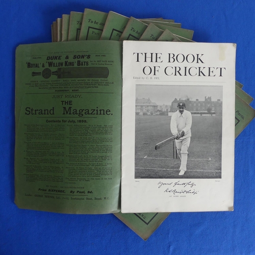 93 - The Book of Cricket - A new gallery of famous players, edited by C.B.Fry, parts I-XVI, circa 1899, g... 