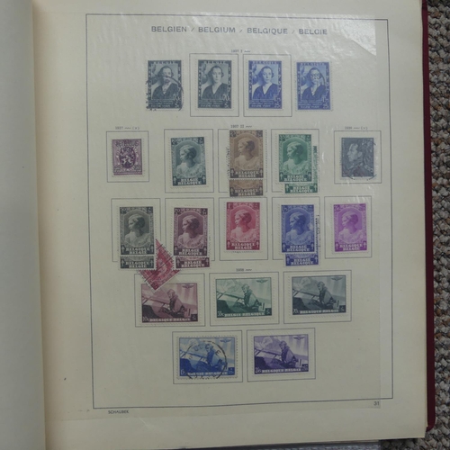 61 - Stamps; Various Stamps in two albums, a stockbook and loose, including 1953 Coronation Omnibus Sets ... 