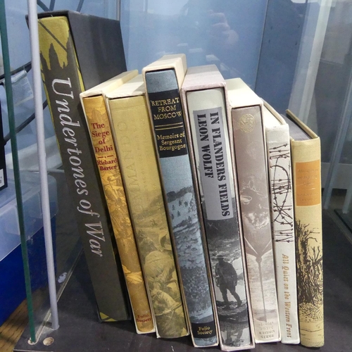 95 - Folio Society; Winston Churchill, The Second World War, six volumes, three in each slip case, togeth... 