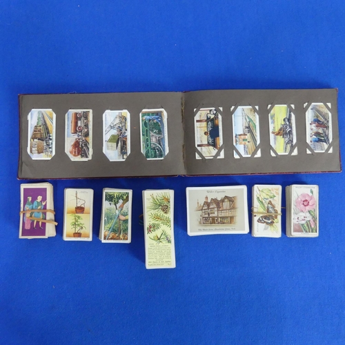 76 - Cigarette Cards, two albums and loose, sets and part sets, some trade cards, including Players Regim... 