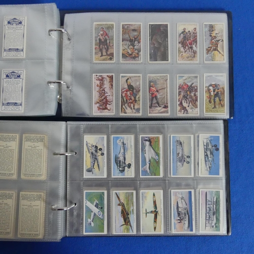 77 - Cigarette Cards, seven albums, many sets, including Wills's Railway Engines, Railway Equipment, Cine... 