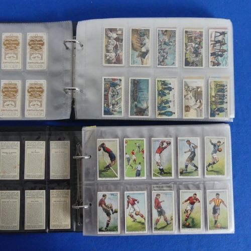 77 - Cigarette Cards, seven albums, many sets, including Wills's Railway Engines, Railway Equipment, Cine... 