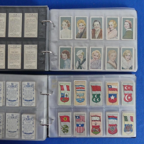 78 - Cigarette Cards, seven albums, many sets, including Player's Motor Cars, Army Corps & Divisional... 