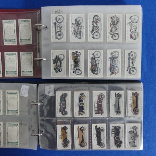 78 - Cigarette Cards, seven albums, many sets, including Player's Motor Cars, Army Corps & Divisional... 