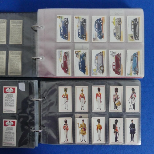 78 - Cigarette Cards, seven albums, many sets, including Player's Motor Cars, Army Corps & Divisional... 