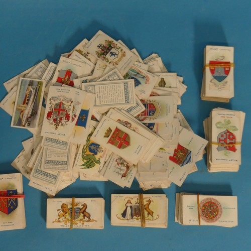 79 - Cigarette Cards, a good and large quantity of cigarette and trade cards, sets and part-sets, togethe... 