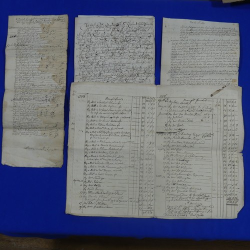 74 - A Collection of 17thC Indentures, of particular interest to Hawsworth Yorkshire, some on velum with ... 