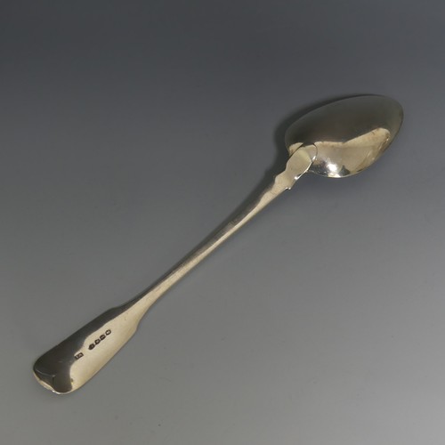 400 - A George III silver fiddle pattern Basting Spoon, by William Eaton, hallmarked London, 1814, handle ... 