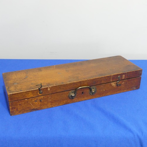 411 - A mahogany cased brass Pantograph, in rectangular fitted box, the pantograph of standard design sign... 