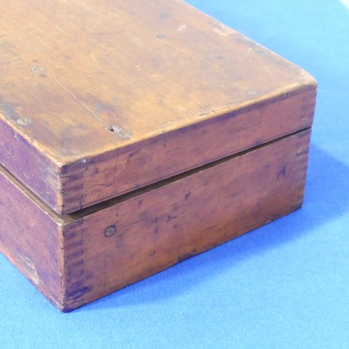 411 - A mahogany cased brass Pantograph, in rectangular fitted box, the pantograph of standard design sign... 