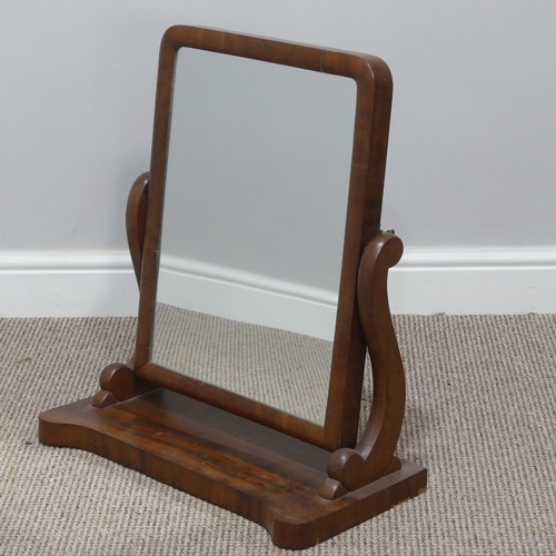 292 - A George III mahogany corner Washstand, with single frieze drawer, W 56cm x D 40cm x H 101cm, togeth... 