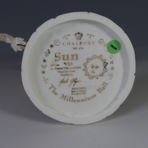 61 - A Coalport figure of Sun, the Millennium Ball, limited edition 980/2500, boxed with certificate of a... 