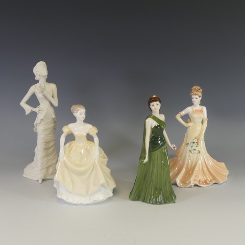 62 - A small quantity of Coalport Figures, comprising Loveliest Jasmine, Georgette, Emily, Kate and Valen... 