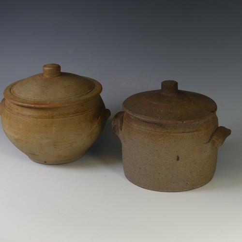 73 - A Bernard Leach studio pottery Tureen, and cover with knopped finial, and handles, with impressed ma... 