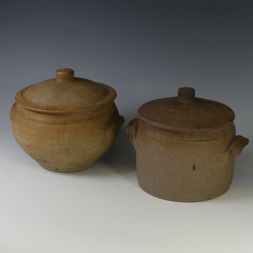 73 - A Bernard Leach studio pottery Tureen, and cover with knopped finial, and handles, with impressed ma... 