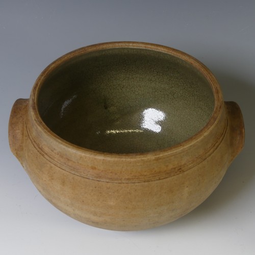 73 - A Bernard Leach studio pottery Tureen, and cover with knopped finial, and handles, with impressed ma... 