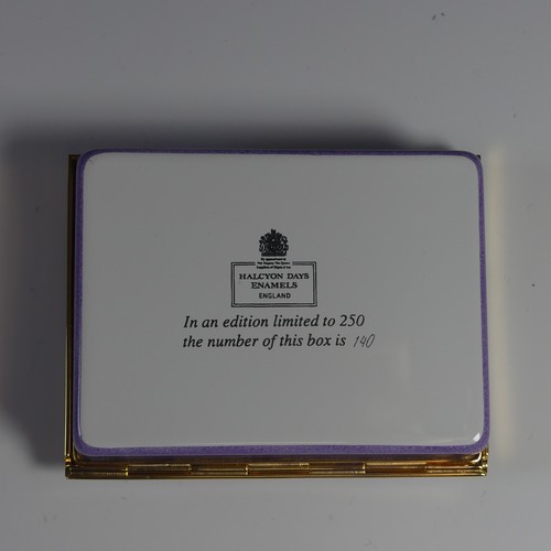 104 - A small quantity of Halcyon Days enamel Boxes of Royal Interest, to include 5th anniversary of the d... 