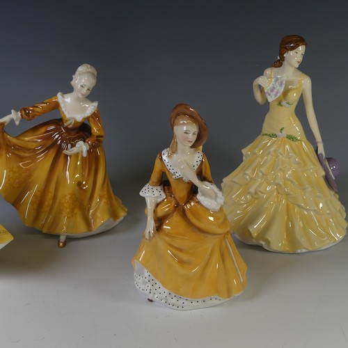 57 - A small quantity of Royal Doulton Figures, to include Jessica, Stephanie, Susannah, Sandra and Kirst... 