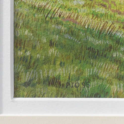 152 - Peter J. Orrock (20th/21st century), Distant Tors, watercolour, signed with initials 