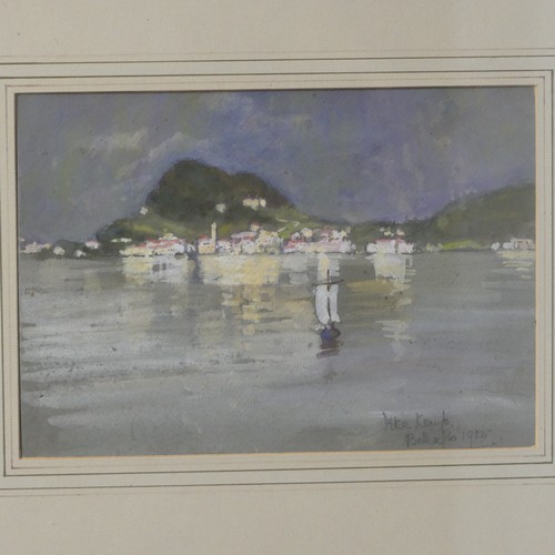 153 - Iska Kemp (British, 1876-1967), Bellagio, watercolour, signed and dated 1908, 16cm x 23cm, framed, t... 