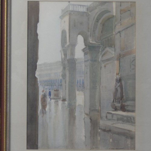 198 - Arthur Henry Knighton Hammond (British, 1875-1970), Venice, watercolour, signed, 44cm x 32cm, framed... 