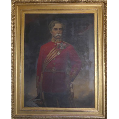 Thomas Herbert Maguire (British, 1821-1895), General Alfred Huyshe, CB, oil on canvas, signed, 48in (122cm) x 36in (91.5cm), framed.