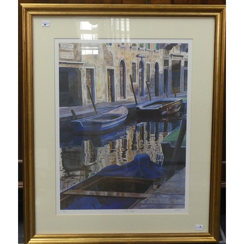 220 - After Michael MacDonagh Wood, Conte Vecchia, Venice, limited edition print, 268/475, signed in penci... 