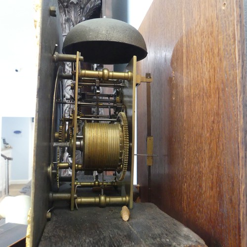 264 - A walnut and feather-banded Longcase Clock, by Thomas Elliott, Greenwich, early 18th century and lat... 