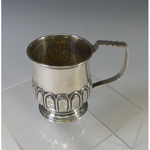 62 - A George III silver Christening Mug, by Stephen Adams II, hallmarked London, 1815, of baluster form ... 