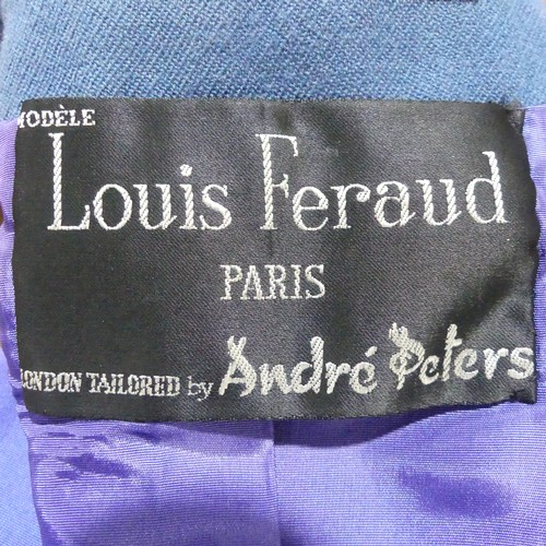 7 - Vintage Fashion Tailoring, circa 1960s; a 'Modele Louis Feraud Paris, London tailored by André Peter... 