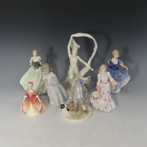 81 - A limited edititon Royal Worcester Figure, 'Can I come too?', together with 'The Dance of Time', lim... 