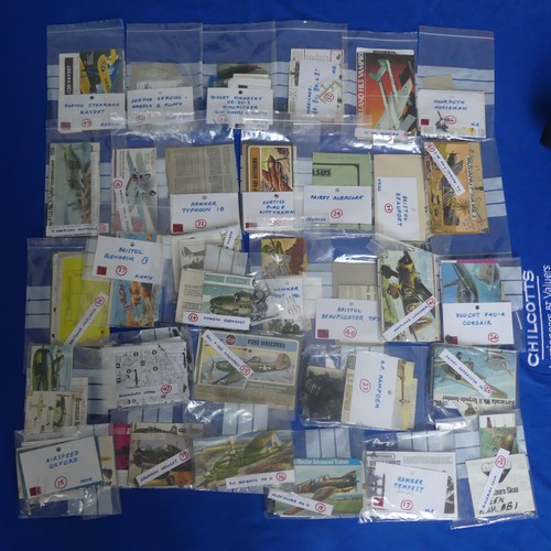 176 - Over 100 unboxed Airfix model Aircraft kits, all kits are individually packaged and labeled with ins... 