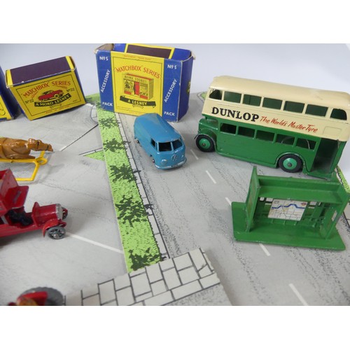 177 - A Collection of Matchbox Moko Lesney models, including a boxed No 1 accessory pack, boxed No.3 Tramc... 