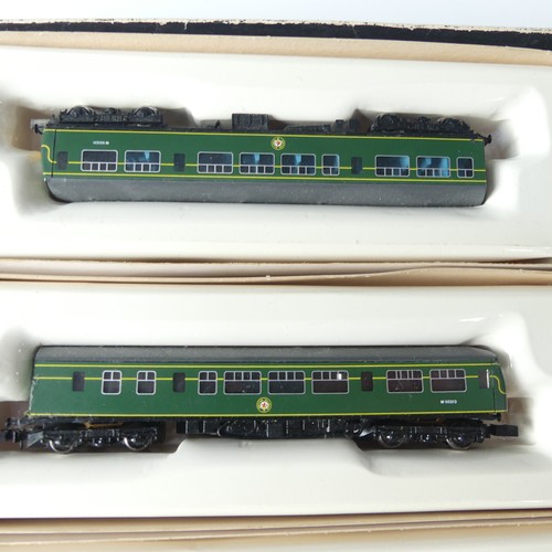 203 - Graham Farish N gauge No.8147 3-Car Diesel Motor Unit, Class 101 DMBS (Motorised) TS & DMC, BR g... 