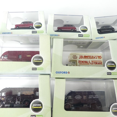 207 - Oxford N gauge die cast model vehicles, fifty-nine boxed model commercial vehicles, including Mechan... 