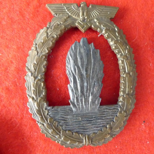 404 - A presentation of ten various German WW2 period Badges and Pins, including an Infantry Assault Badge... 