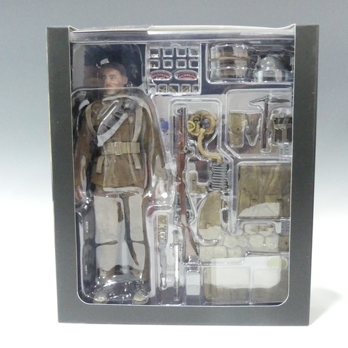 212 - A Special limited edition Dragon models 'Albert Brown', British Infantry WW1 trenches, 1/6 scale col... 