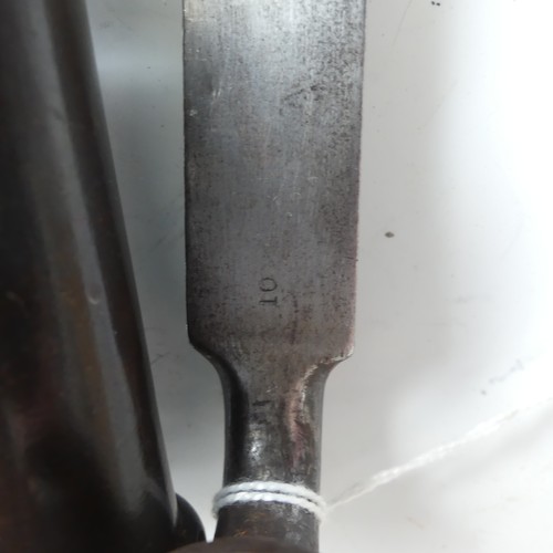 416 - A Brown Bess Socket Bayonet marked S Hill,  together with a Victorian P53 Socket Bayonet  (2)... 