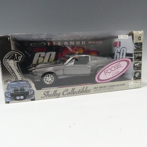 223 - A Shelby Collectibles 1967 Shelby GT500E Eleanor Mustang, from gone in 60 seconds, 1:18 Scale in ori... 